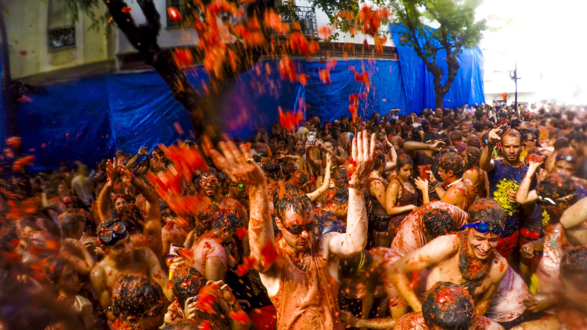 La Tomatina, en Buñol. | Dreamstime