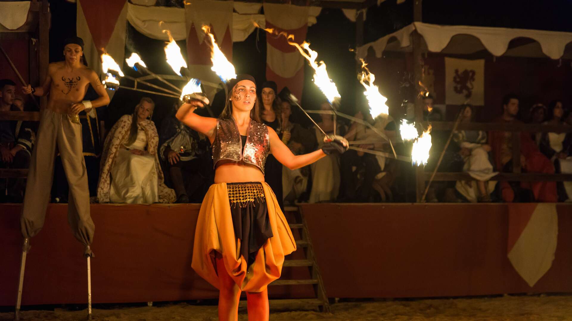 Espectáculo en el Festival Medieval de Albuquerque. | Shutterstock