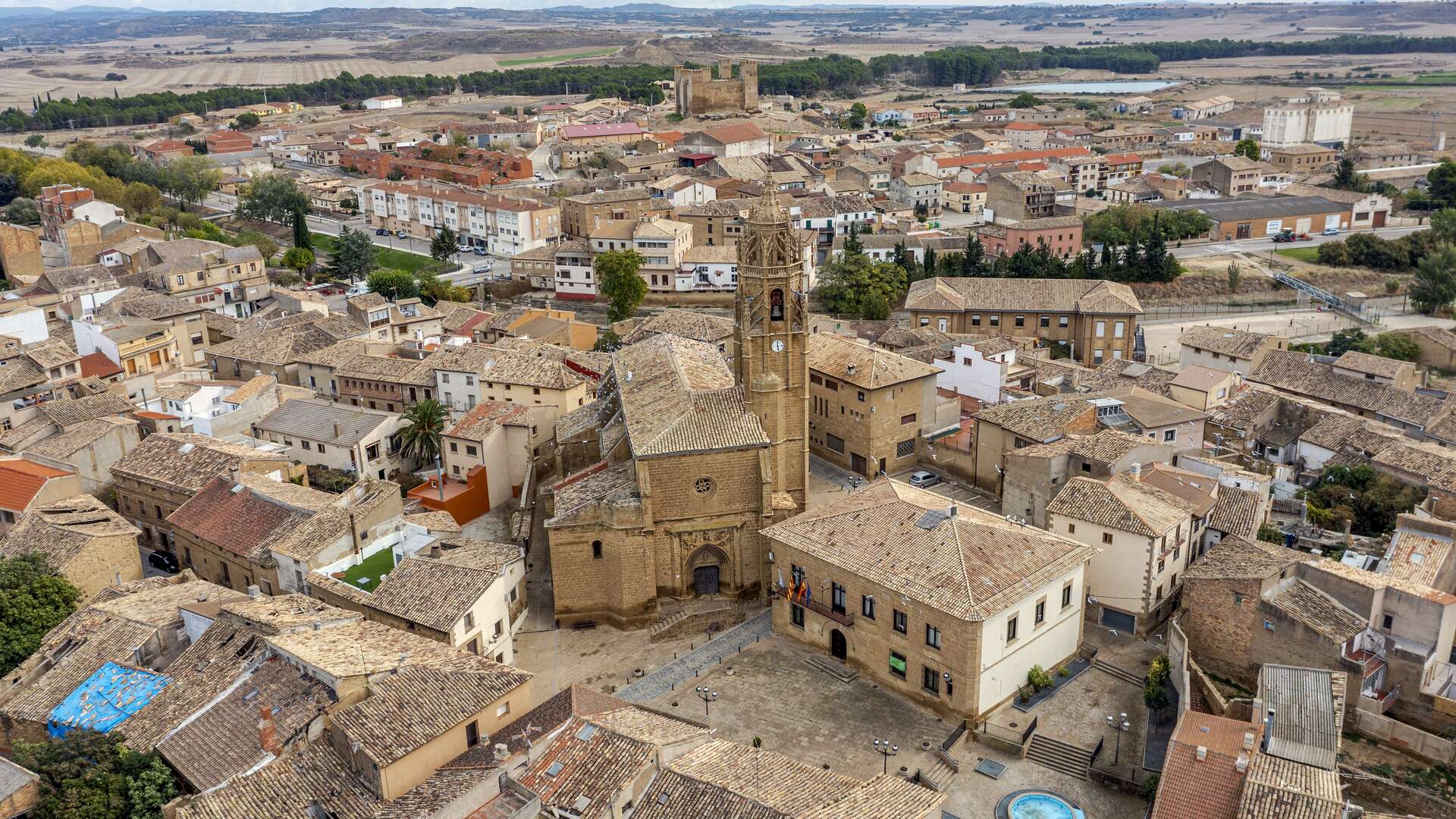 Iglesia de Santa María en Sábada, Zaragoza. | Dreamstime