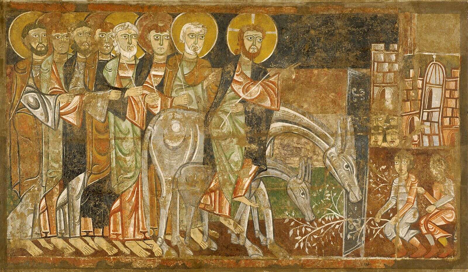 Fresco románico de San Baudelio de Berlanga.