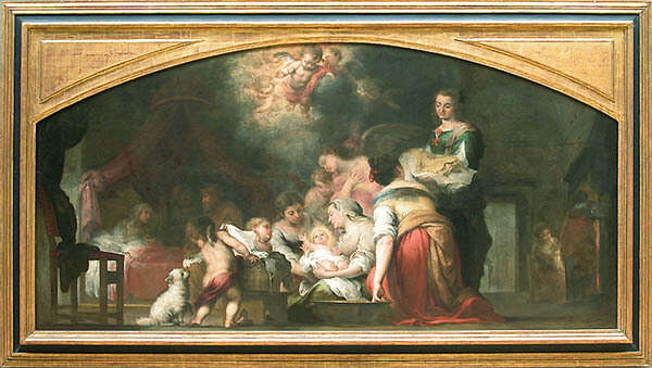 El nacimiento de la Virgen, de Murillo.