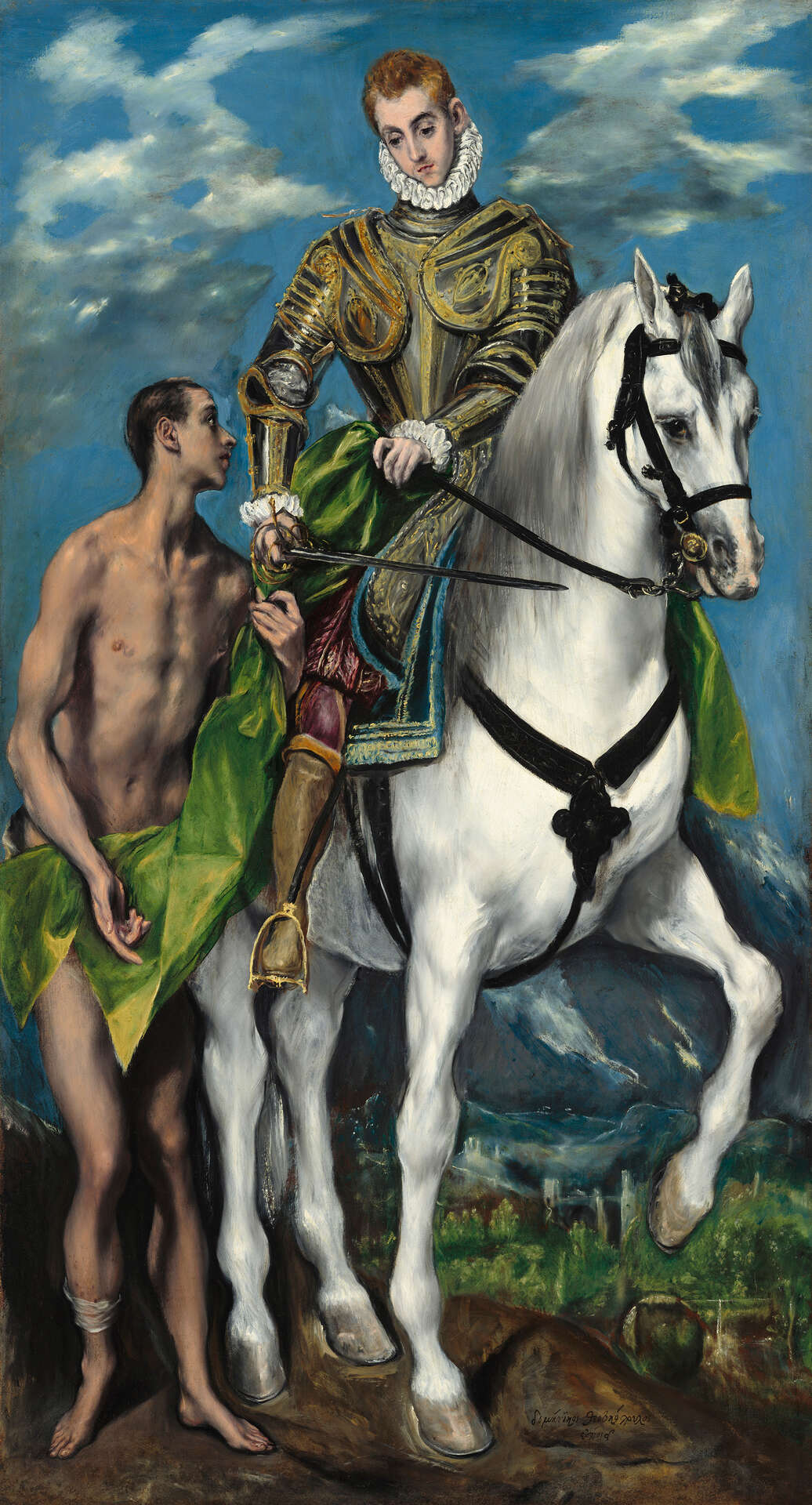 San Martín y el mendigo, de El Greco.