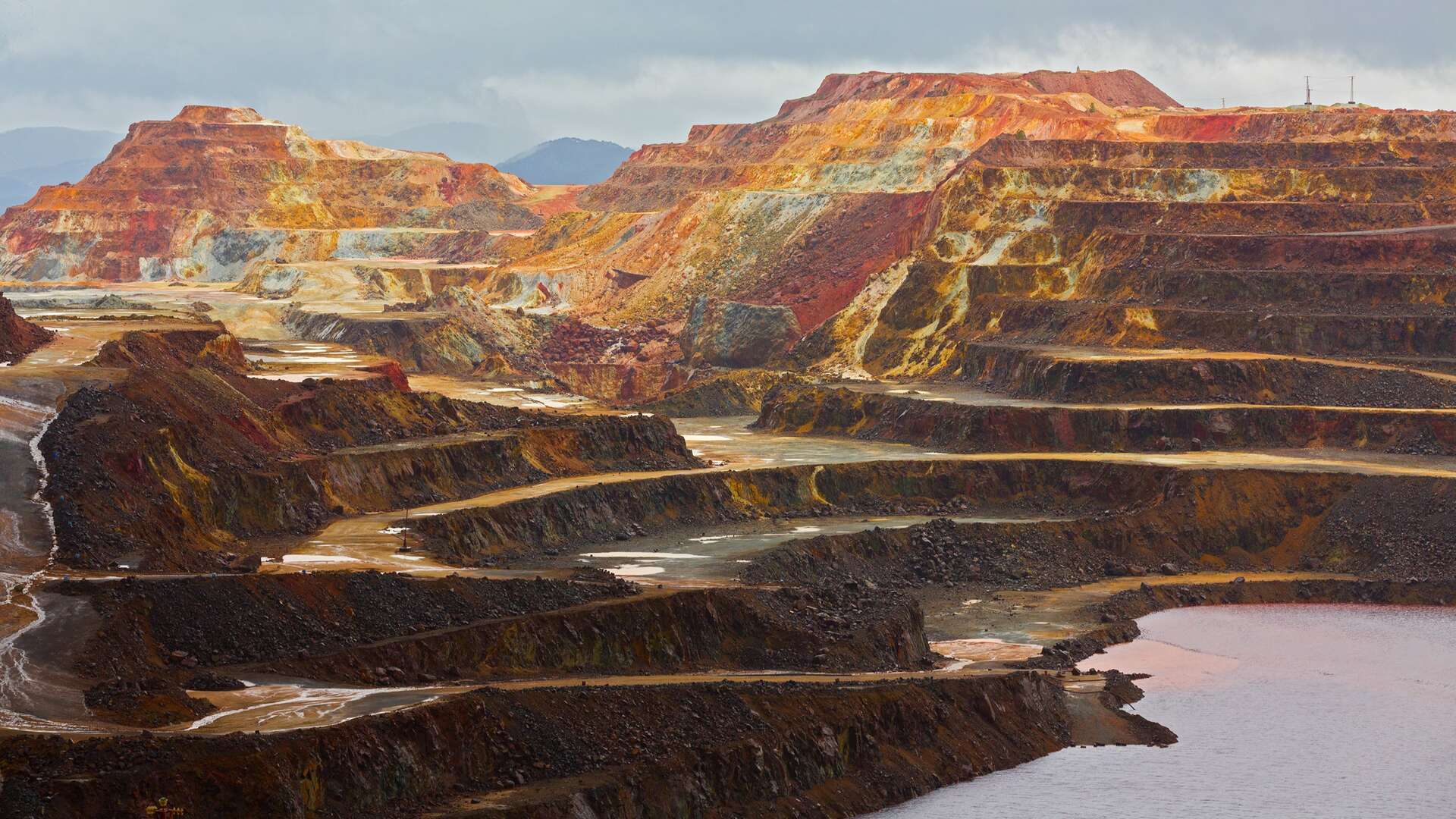 Mina de cobre en Río Tinto. | Shutterstock