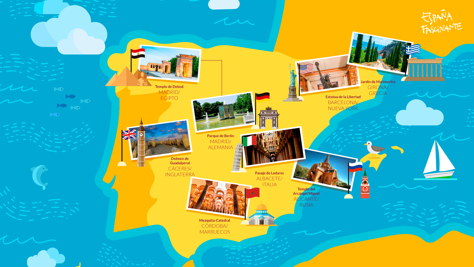 Mapa internacional de Espana