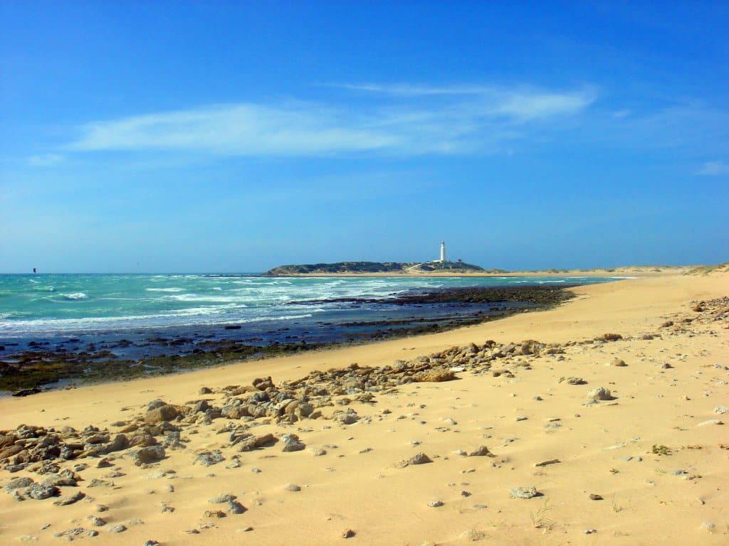 Cabo Trafalgar desde las playas del oeste de Caños de Meca