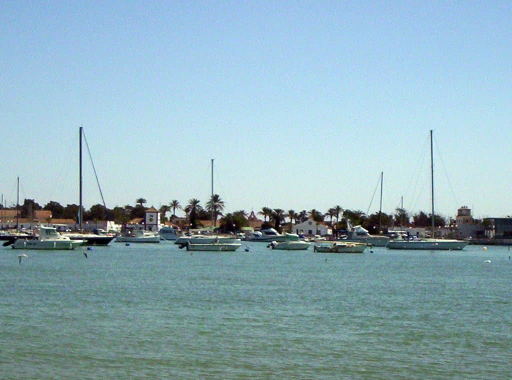 Caño y poblado de Sancti Petri