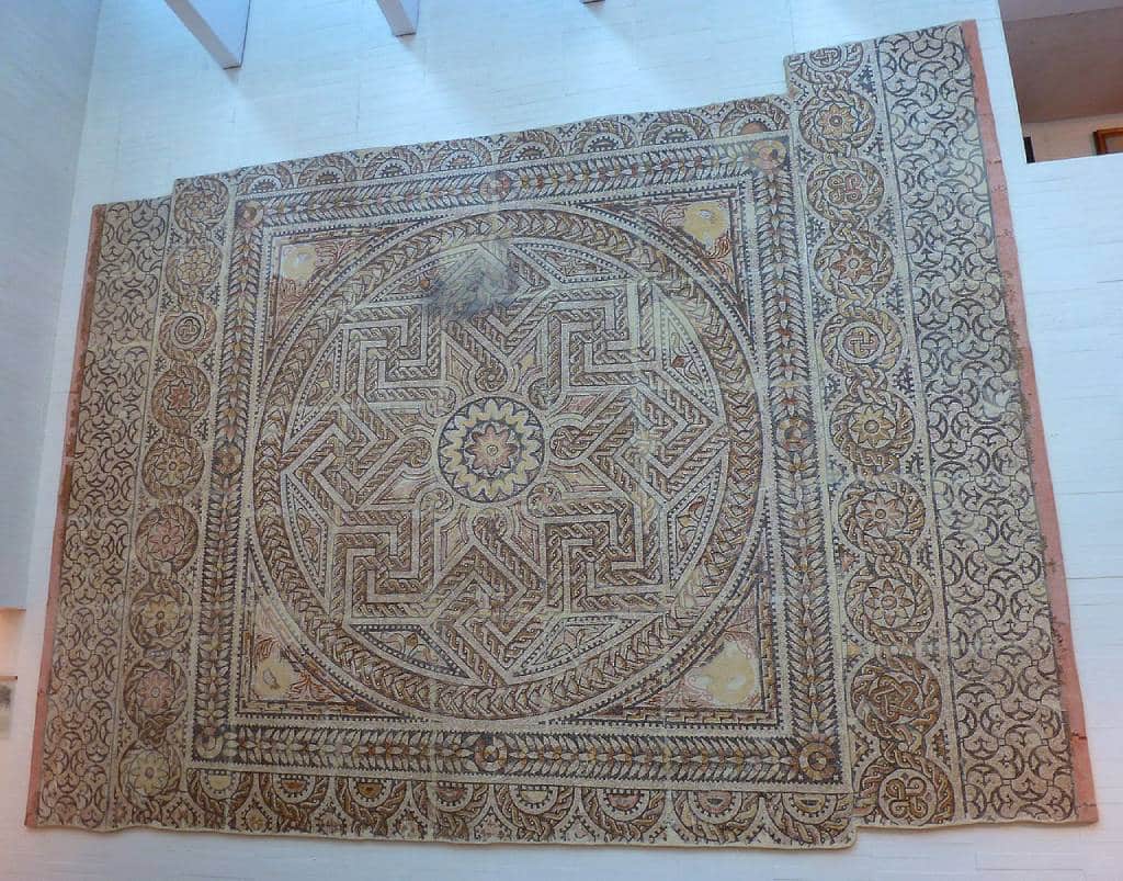 Mosaico de la villa romana de Requejo de Santa Cristina de la Polvorosa